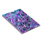 abstraktes Notebook Notizblock (Rechte Seite)