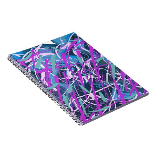 abstraktes Notebook Notizblock (Rechte Seite)