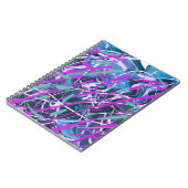 abstraktes Notebook Notizblock (Linke Seite)