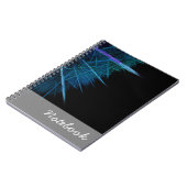 Abstraktes Notebook Notizblock (Linke Seite)