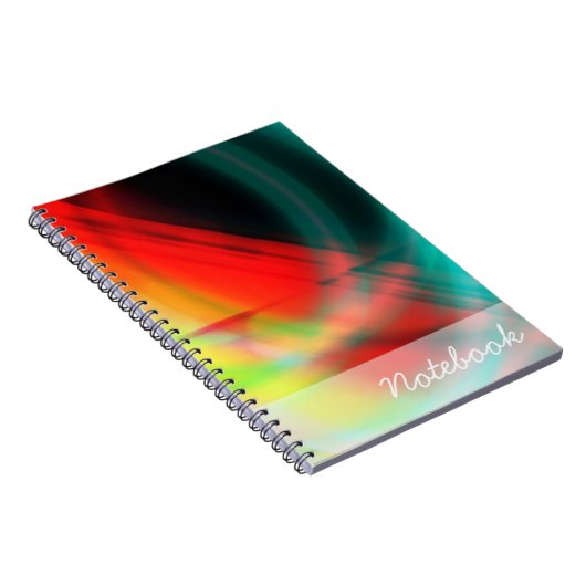 Abstraktes Notebook Notizblock (Rechte Seite)