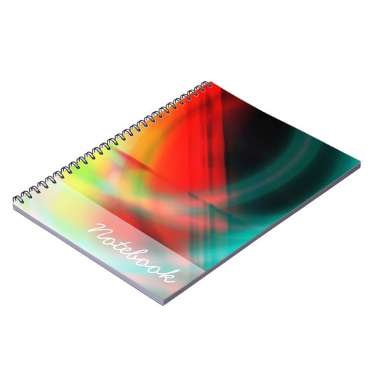 Abstraktes Notebook Notizblock (Linke Seite)