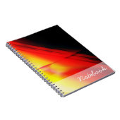 Abstraktes Notizbuch Notizblock (Rechte Seite)