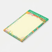 Abstraktes Notizbuch Post-it Klebezettel (angewinkelt)