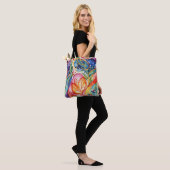 Abstraktes Oberflächenbild 1207 - Tote-Beutel Tasche (Am Model)