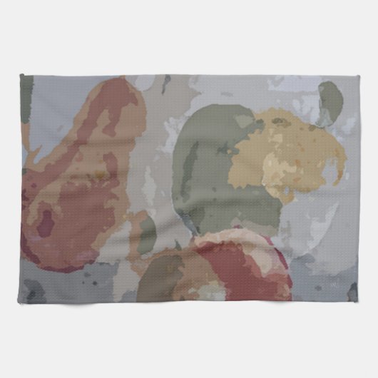 Abstraktes Obst 2 (#6PB) Handtuch (Horizontal)