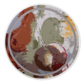 Abstraktes Obst Keramikknauf (Vorderseite)