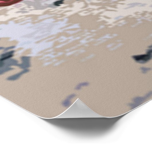 Abstraktes Obst Poster (Ecke)