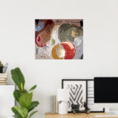 Abstraktes Obst Poster (Heimbüro)