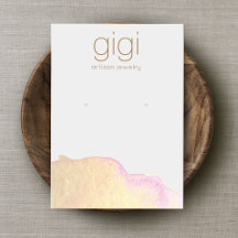 Abstraktes Ofendisplay mit großer Goldfarbe