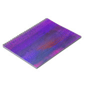 Abstraktes Öl: Leinwand Textur Hintergrund. Notizblock (Linke Seite)