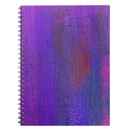 Abstraktes Öl: Leinwand Textur Hintergrund. Notizblock (Vorderseite)