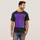 Abstraktes Öl: Leinwand Textur Hintergrund. T-Shirt (Vorne ganz)