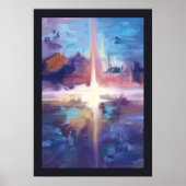 Abstraktes Öl Poster (Vorne)