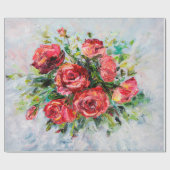  abstraktes Ölgemälde  Geschenkpapier (Flach)