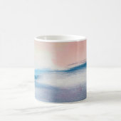 Abstraktes Ölgemälde, Leinwandtextur. Kaffeetasse (Mittel)