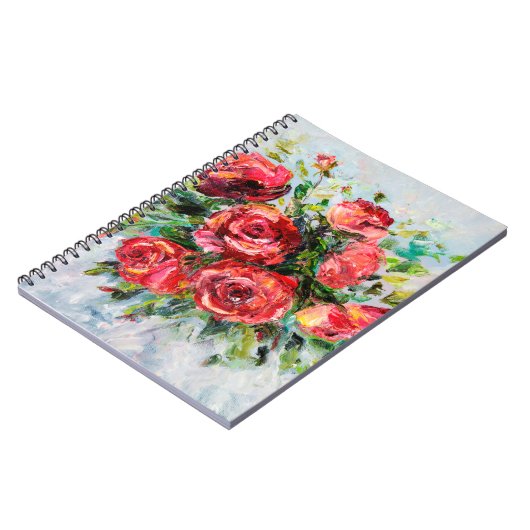 abstraktes Ölgemälde Notizblock (Linke Seite)