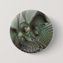 Abstraktes Olive Sage Green Grau Fraktal Art Fanta