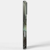 Abstraktes Olive Sage Green Grau Fraktal Art Fanta Case-Mate iPhone Hülle (Rückseite / Rechts)