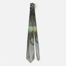 Abstraktes Olive Sage Green Grau Fraktal Art Fanta