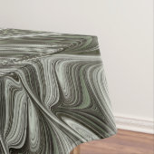 Abstraktes Olive Sage Green Grau Fraktal Art Fanta Tischdecke (Beispiel)