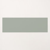 Abstraktes Olive Sage Green Grau Fraktal Art Fanta Yogamatte (Rückseite (Horizontal))