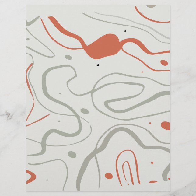 Abstraktes Olivenpapier und Rost: (Vorderseite)