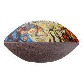 Abstraktes ÖLPATTER Football (Gedreht 90)