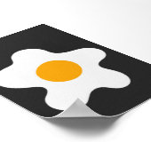 Abstraktes Omelet Ei Modern Art Poster (Ecke)