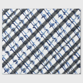 Abstraktes OpArt 3D-Muster Geschenkpapier