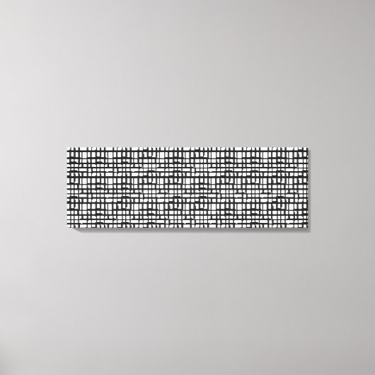 Abstraktes optisches Gitter gepackte Canvas drucke (Vorderseite)