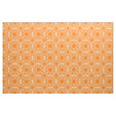 Abstraktes orange geometrisches Muster Stoff (Fat Quarter (45,7 x 55,9 cm))