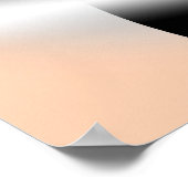 Abstraktes Orange mit Lichtstrahlen AP0005 Poster (Ecke)