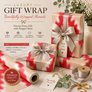 Abstraktes organisches Geschenkpapier