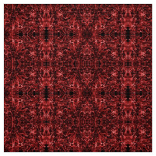 Abstraktes orientalisches rotes Muster, Stoff