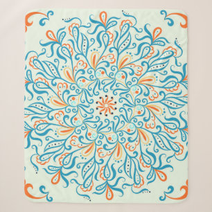 Abstraktes Ornament Keramikfliesenmuster Sherpadecke