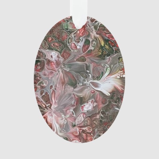 Abstraktes Ornament mit grauer Rückseite (Vorderseite)