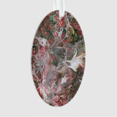 Abstraktes Ornament mit grauer Rückseite (Vorderseite)