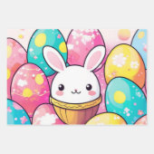 Abstraktes Ostereier Geschenkpapier Set (Vorderseite 2)