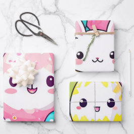 Abstraktes Ostereier Geschenkpapier Set