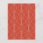 Abstraktes Oval Postkarte (Vorderseite)