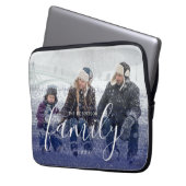 Abstraktes Overlay für benutzerdefinierte Familien Laptopschutzhülle (Vorderseite Links)