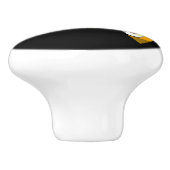 ABSTRAKTES OWL KERAMIKKNAUF (Seitenansicht)