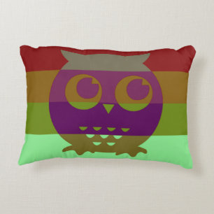 Abstraktes Owl Kissen