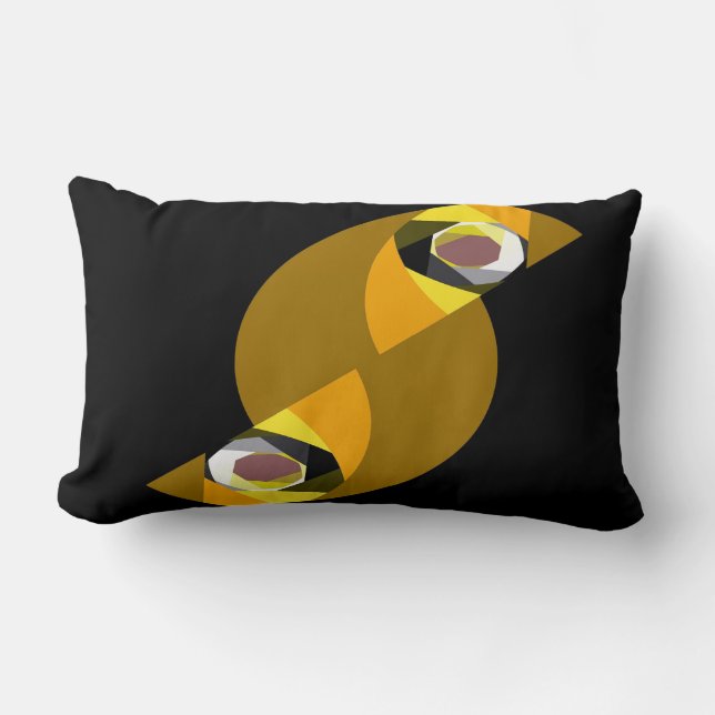 ABSTRAKTES OWL LENDENKISSEN (Vorderseite)