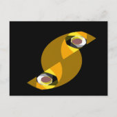 ABSTRAKTES OWL POSTKARTE (Vorderseite)