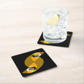 ABSTRAKTES OWL RECHTECKIGER PAPPUNTERSETZER (Vor Ort)