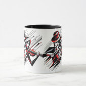 Abstraktes Paar mit Violine Tasse (Zentrum)