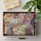 Abstraktes Paint Daub Sonnenblumenmuster Seidenpapier (Geschenk)