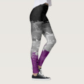 Abstraktes Paint Spritzer asexual Prilag-Flag-Must Leggings (Rechts)